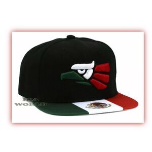 MEXICAN MEXICO Hat Hecho En Mexico Eagle Aguila Snapback Flat Bill Baseball Cap
